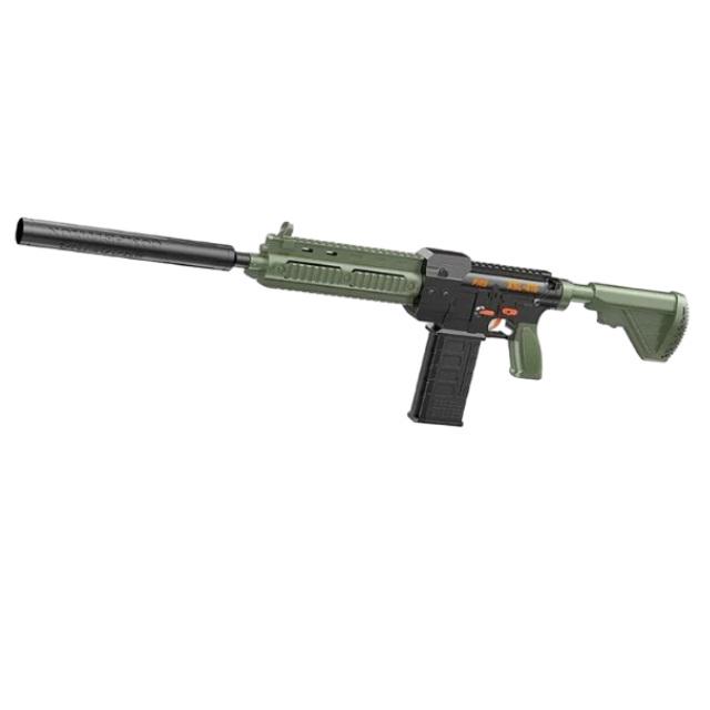 Автомат RPEX звук/подсветка/глушитель/мягкие патроны/оптический прицел/аккумулятор 37 V USB-кабель Hakki (134255)