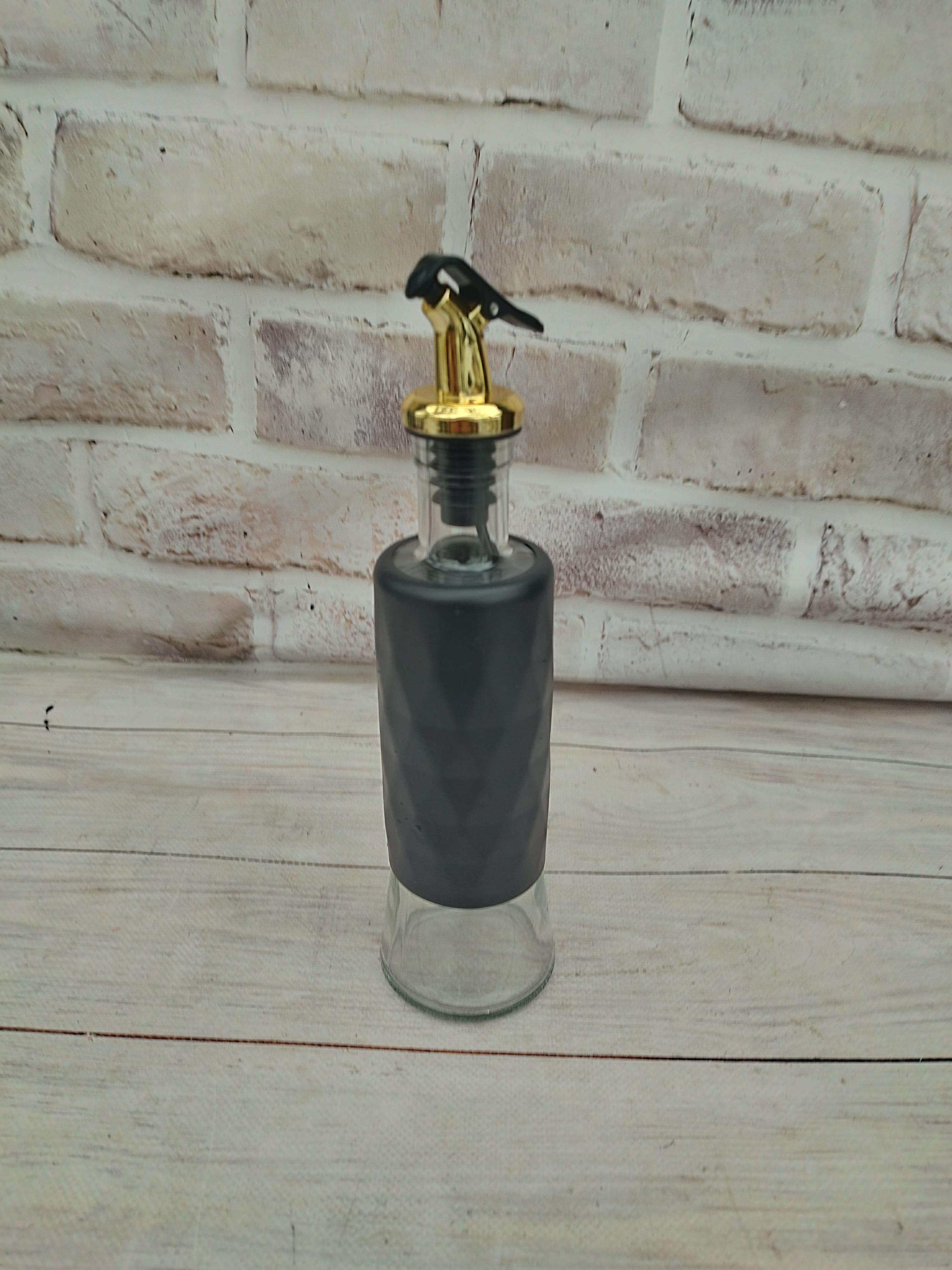 Бутылка для масла Yiwu с дозатором 300 мл Черный (HP-1362)