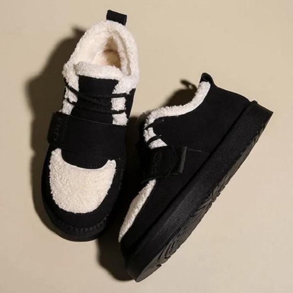 Угги женские MH00009-3 из натуральной замши с экомехом р. 40 Черный (MH00009-3) - фото 3