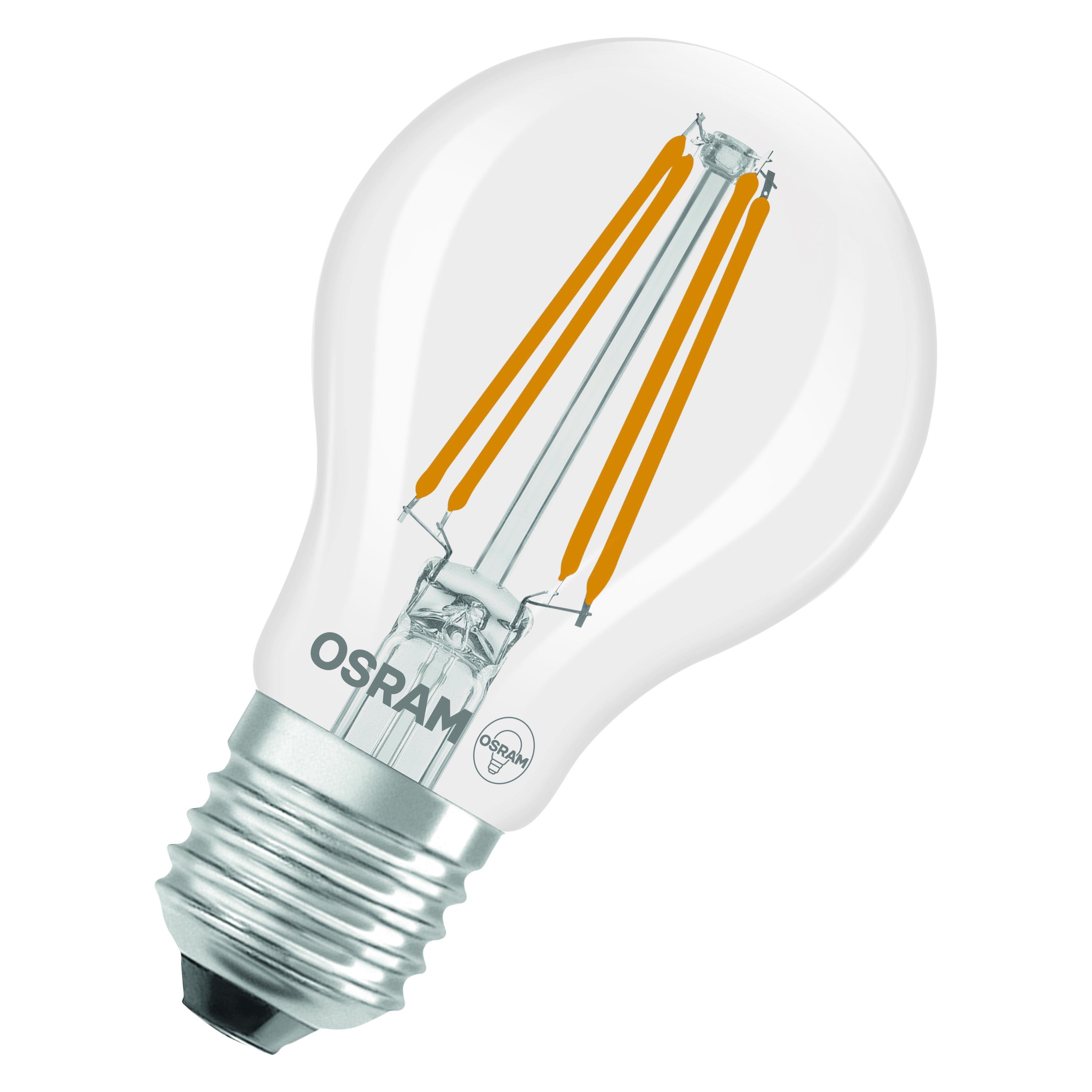 Лампа LED Osram CL A60 Filament 5,9W 230V 806lm 4000K E27 60x105 мм груша (4099854467998)