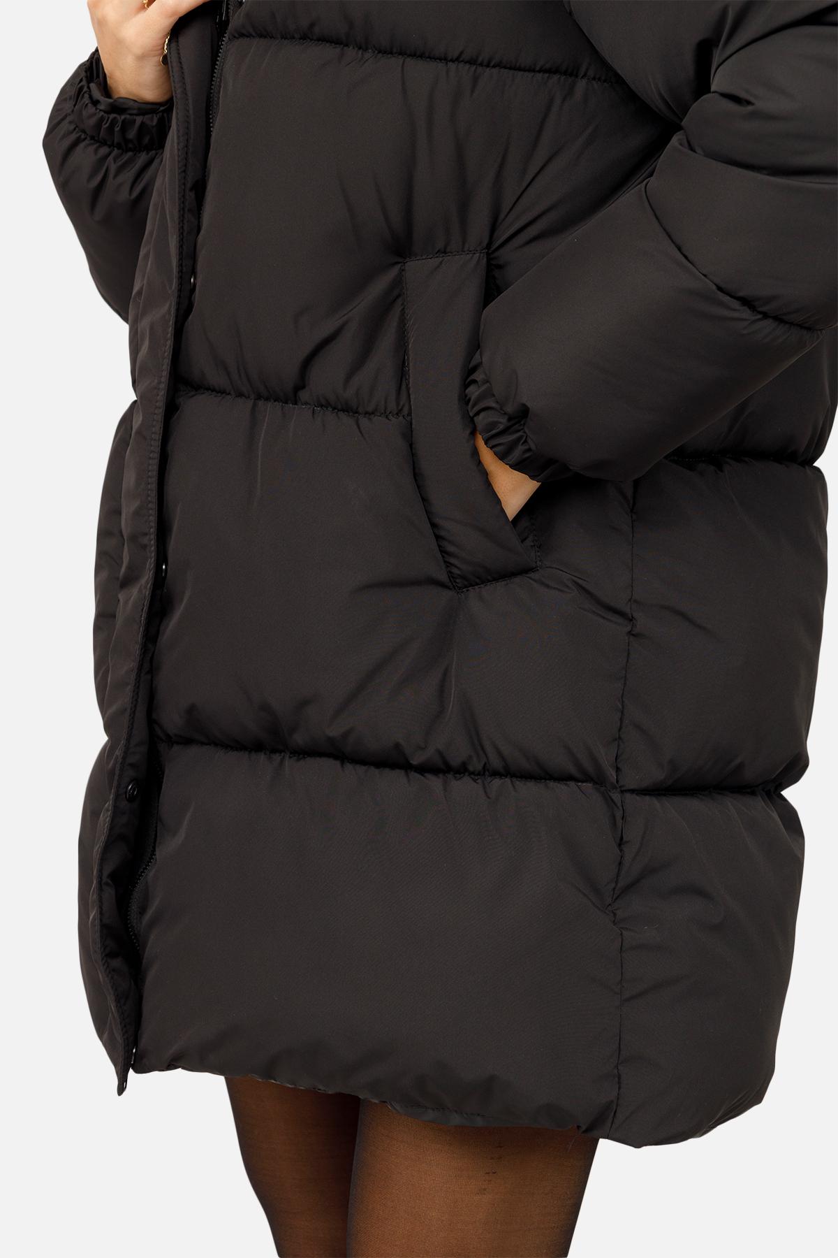 Куртка жіноча ЦБ-00259694 р. 44 Чорний (28422085) - фото 4