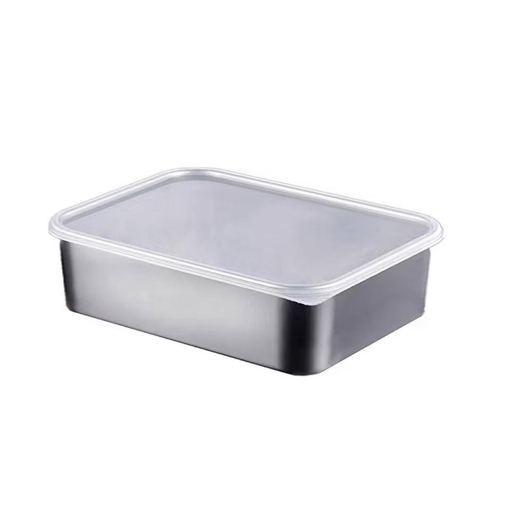 Контейнер пищевой из нержавеющей стали с крышкой 1,9 литра