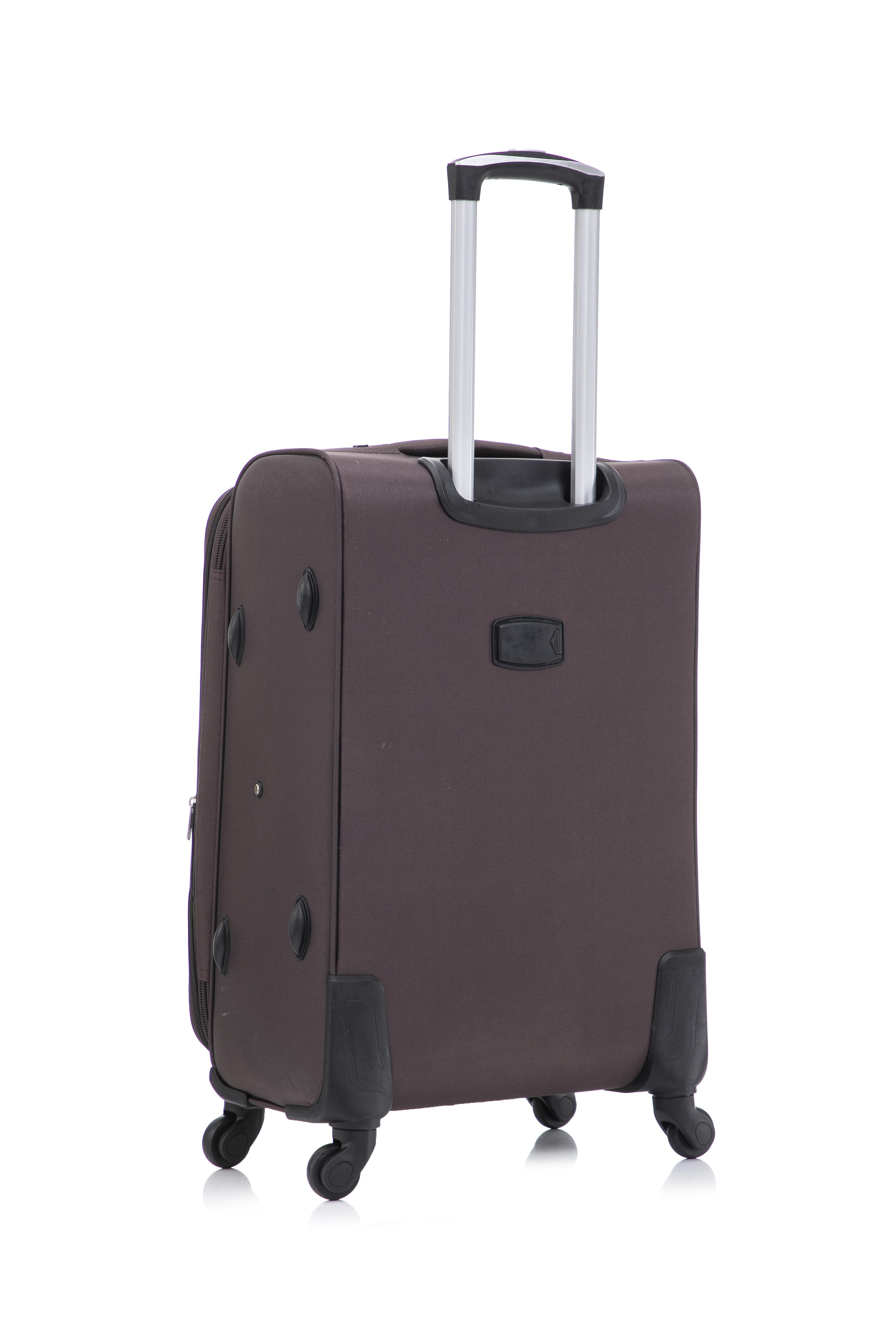 Чемодан Bonro Tourist 4 колеса невеликий Коричневий (2181) - фото 4