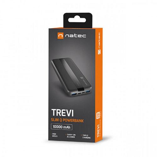 Портативное зарядное устройство Natec 10000 mAh Trevi SlimQ Черный (NPB-1923) - фото 6