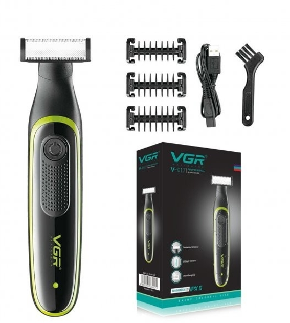 Триммер для стрижки аккумуляторный VGR V-017 Pro Черный (-306656327)