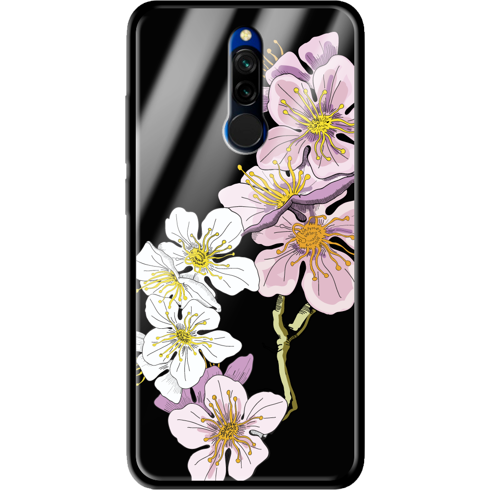 Чехол Boxface Xiaomi Redmi 8 Cherry Blossom Черный силикон со стеклом (38411-cc4-39408) Чехол Boxface Xiaomi Redmi 8 Cherry Blossom Черный силикон со стеклом (38411-cc4-39408)