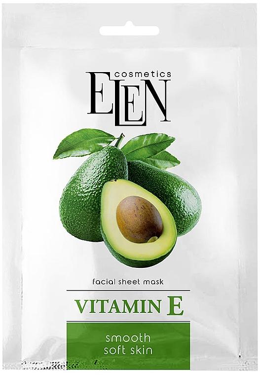 Тканевая маска для лица Elen Vitamin Е 25 мл (12557)