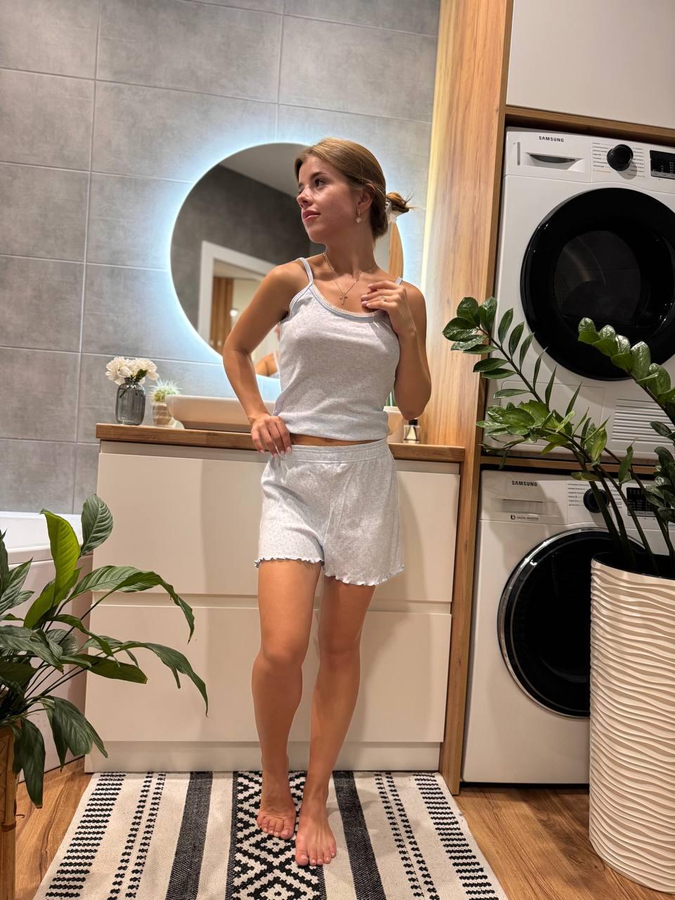 Пижама женская M Белый (Д-3-pizhama-003-02) - фото 8 Пижама женская M Белый (Д-3-pizhama-003-02) - фото 8