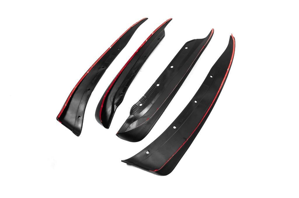 Брызговики Premium Dongmart для Chevrolet Corvette C6 2005-2013 гг. резинопластик Черный