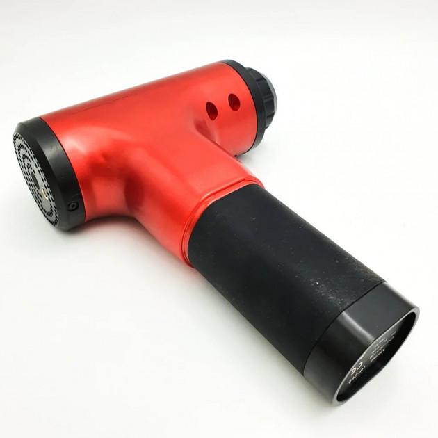 Портативний м'язовий масажер Epimol Fascial Gun HF-280 6 швидкостей Red - фото 3