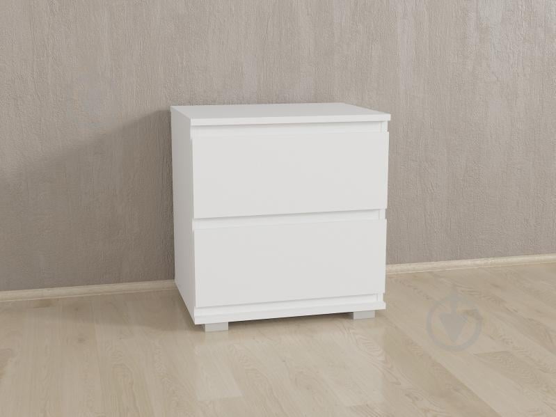 Прикроватная тумбочка Forte Alicia Ш 502 / В 535 / Г 390 Белый