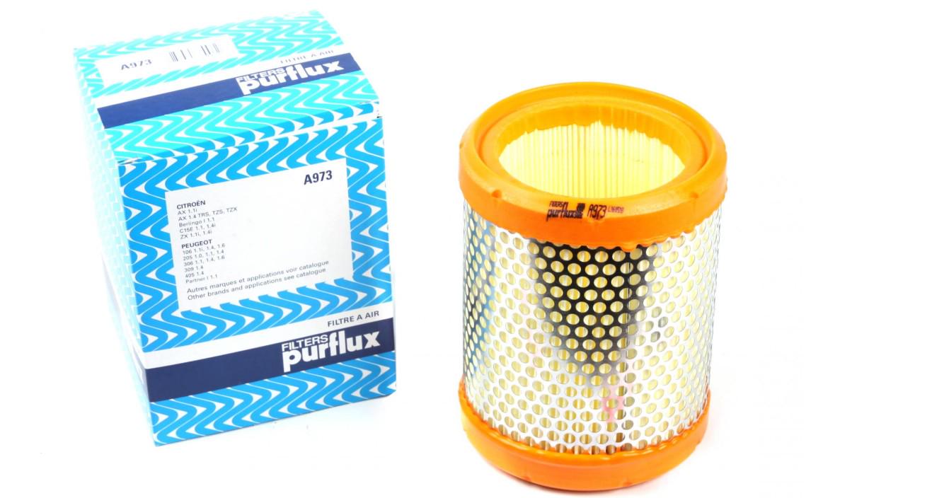 Фильтр воздушный PURFLUX для Citroen Berlingo/Peugeot Partner 1,1i 96- (A973)