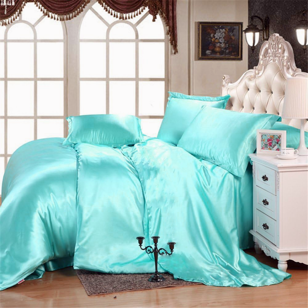 Комплект постільної білизни Moka Textile євро 2 наволочки 50х70 см/70х70 см Бірюзовий (2089209025) - фото 1 Комплект постільної білизни Moka Textile євро 2 наволочки 50х70 см/70х70 см Бірюзовий (2089209025) - фото 1