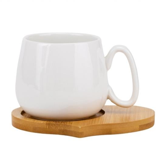 Набір керамічних кружок Elisey Тандем з бамбуковою підставкою 230 мл 9 предметів Білий (135-81-9184-004) - фото 3 Набір керамічних кружок Elisey Тандем з бамбуковою підставкою 230 мл 9 предметів Білий (135-81-9184-004) - фото 3