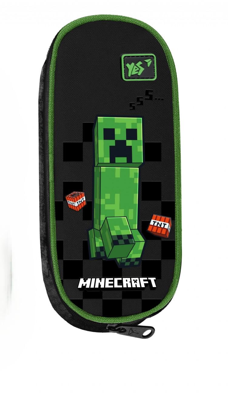 Пенал м'який YES PH-30 Minecraft World для хлопчика Чорний (533695)