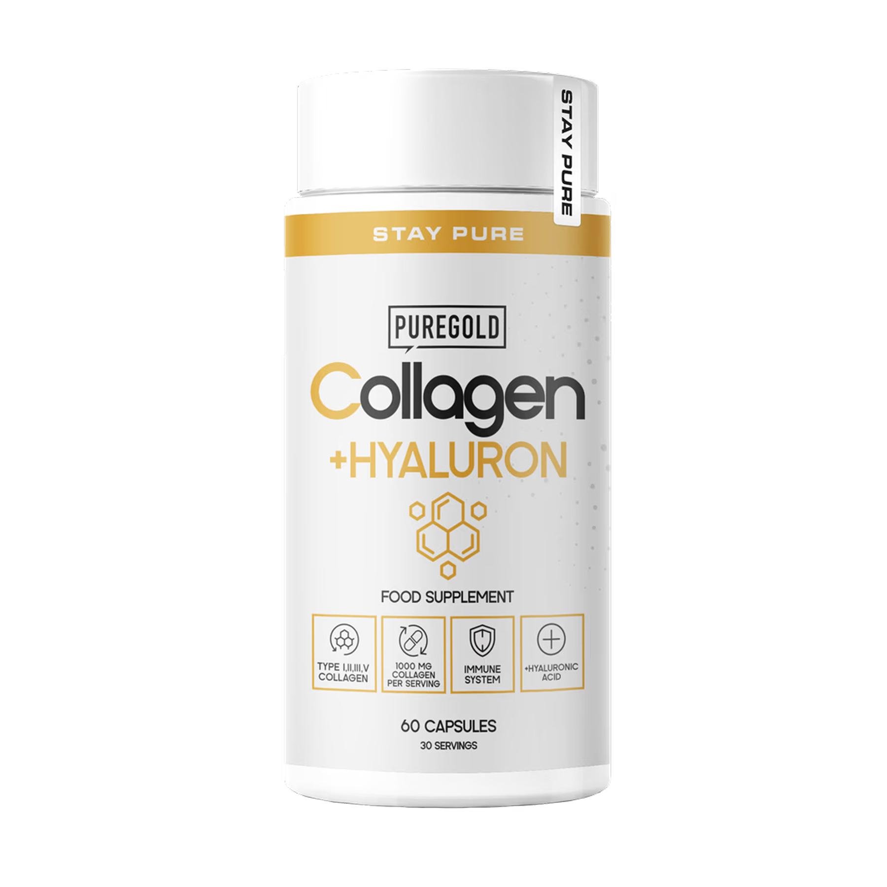 Колаген Pure Gold Protein Collagen + Hyaluron 60 кап. Колаген Pure Gold Protein Collagen + Hyaluron 60 кап.