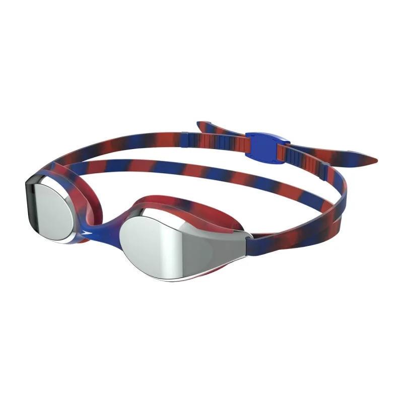 Очки для плавания детские Speedo HYPER FLYER MIRRORed One Size Синий/Красный (8-7750316411)