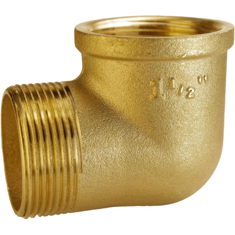 Уголок 90° VA 000026545 латунь внутренняя-наружная 1 1/2" (164609)