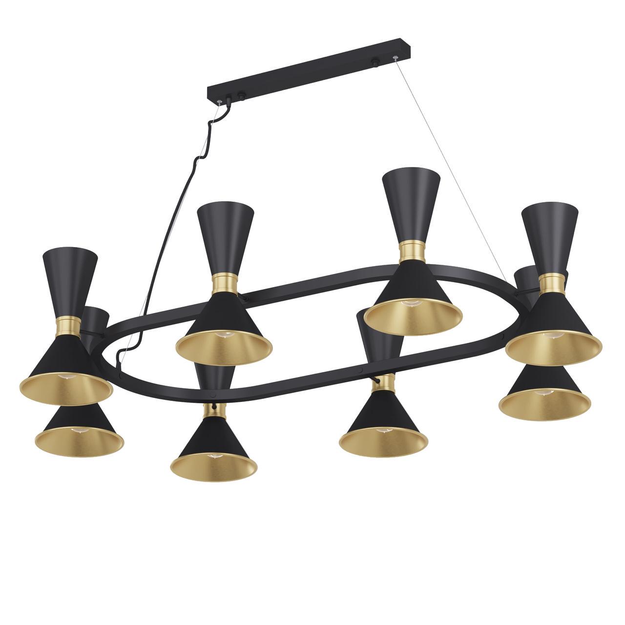 Люстра Pikart Lights Dualight OV Золотой/Черный (25345)