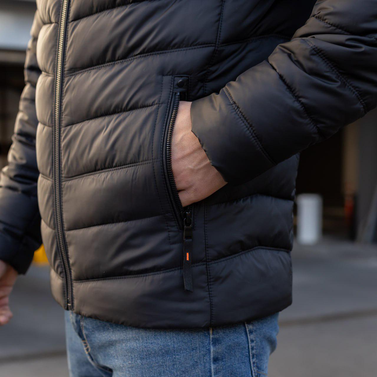 Куртка мужская зимняя Vavalon 932-V р. 56 Черный (29126176) - фото 2