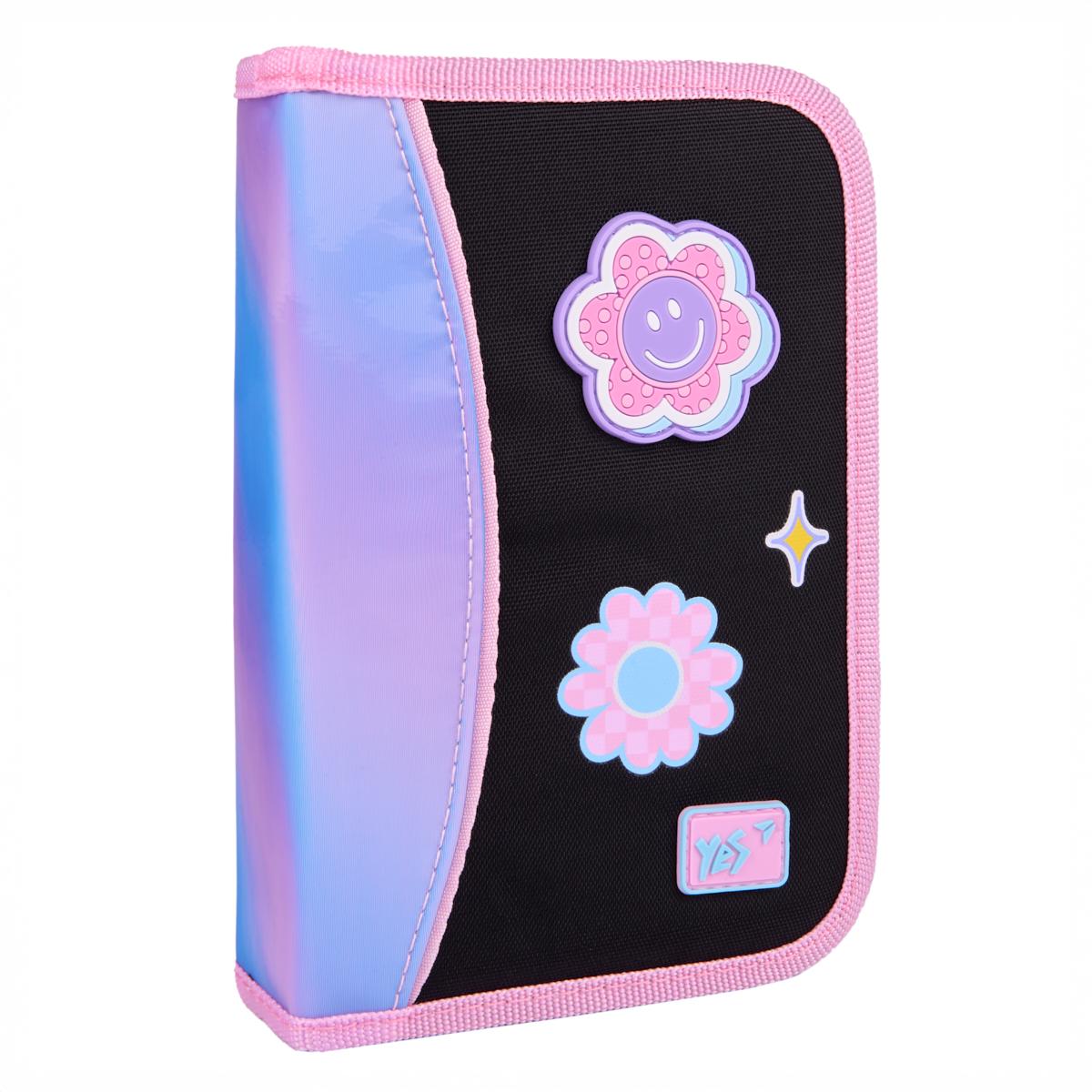 Пенал твердый одинарный без клапана YES Be Happy HP-02