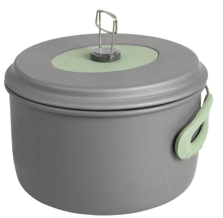 Набір посуду Bo-Camp Explorer XL 4 Pieces Hard Anodized Grey / Green. - фото 11 Набір посуду Bo-Camp Explorer XL 4 Pieces Hard Anodized Grey / Green. - фото 11