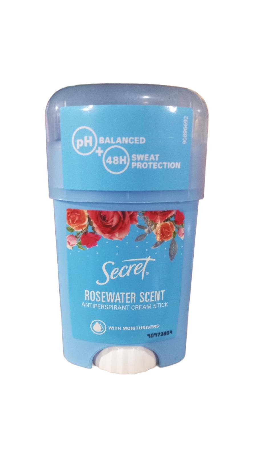 Дезодорант-антиперспірант Secret Rosewater Scent кремовий 40 мл (118198) Дезодорант-антиперспірант Secret Rosewater Scent кремовий 40 мл (118198)
