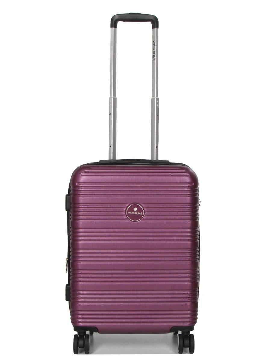 Чемодан Франция малый Worldline S 55х40х25+5 см 50 л 2,9 кг Фиолетовый (805)