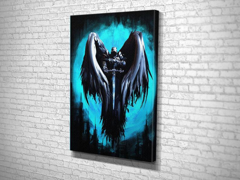 Картина для интерьера Ангел с мечем 51x34 см (761)