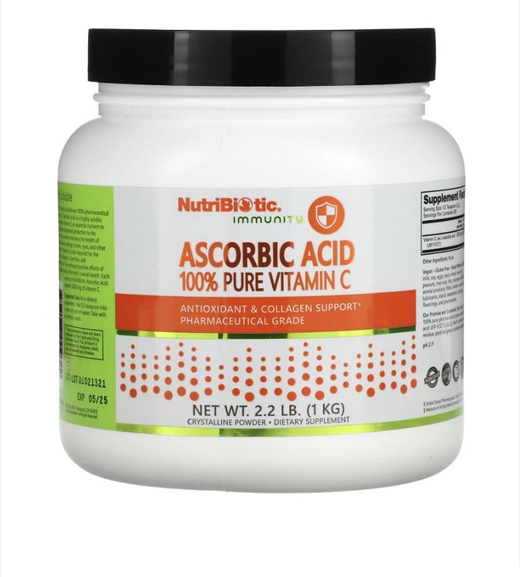 Аскорбиновая кислота NutriBiotic Immunity 100 г (NBC-00202)