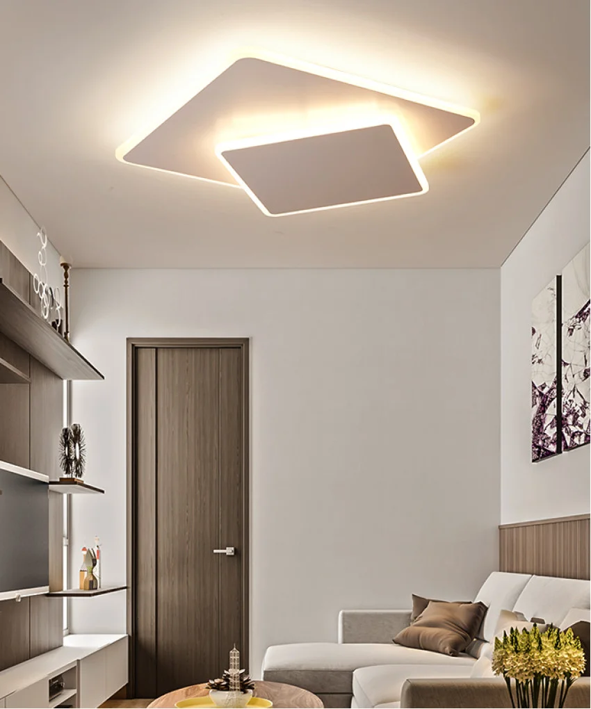 Стельовий світильник Quadrangles LED 54W Білий (SDLC-00029)