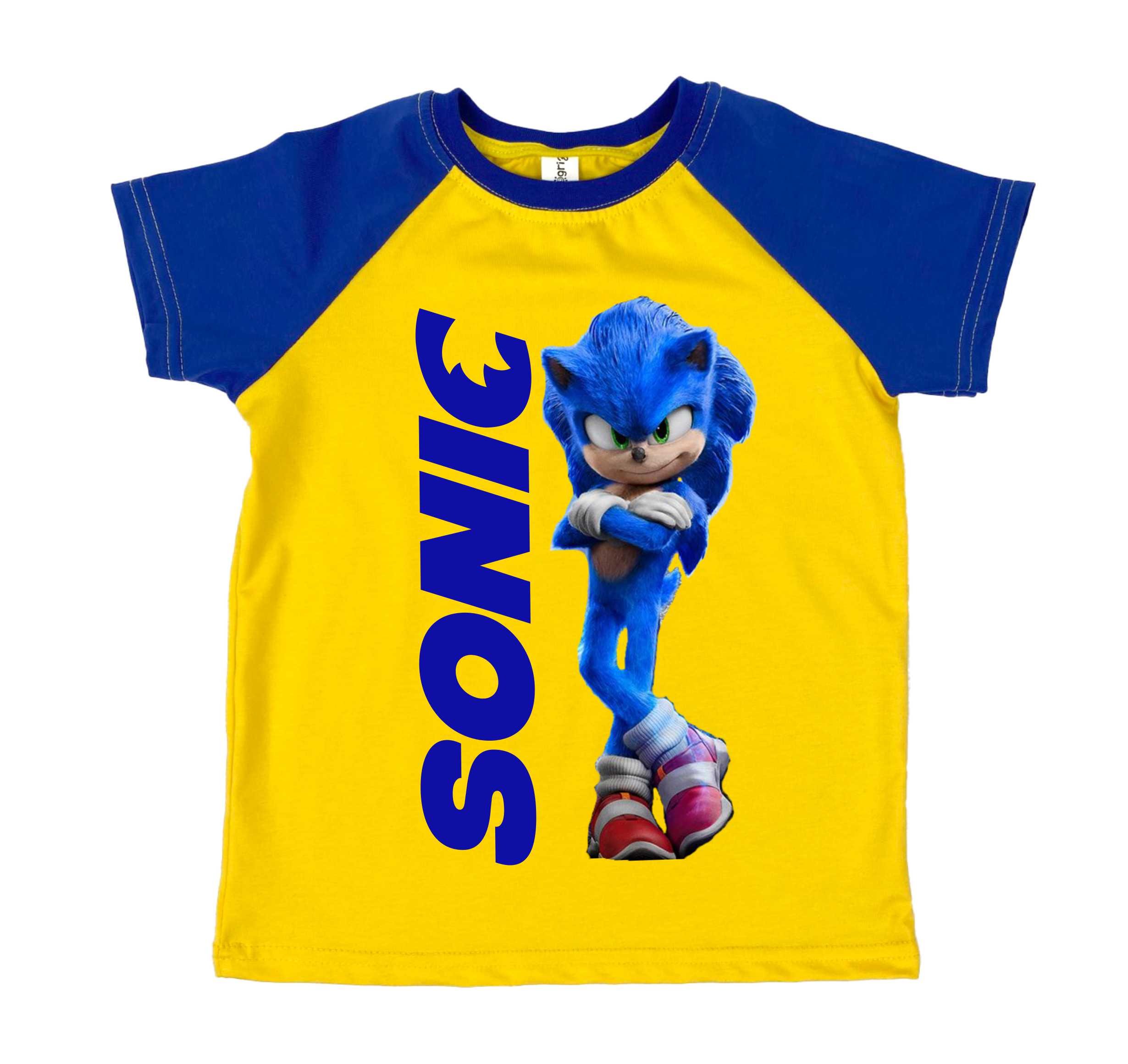 Футболка дитяча TM Spinogriz СПИ2024 Сонік р. 110 Жовтий/Синій (19141026)