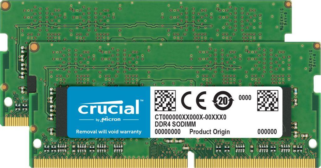 Оперативна пам'ять для ноутбуків Crucial 64 GB 2x32 GB SO-DIMM DDR4 3200 MHz (CT2K32G4SFD832A)