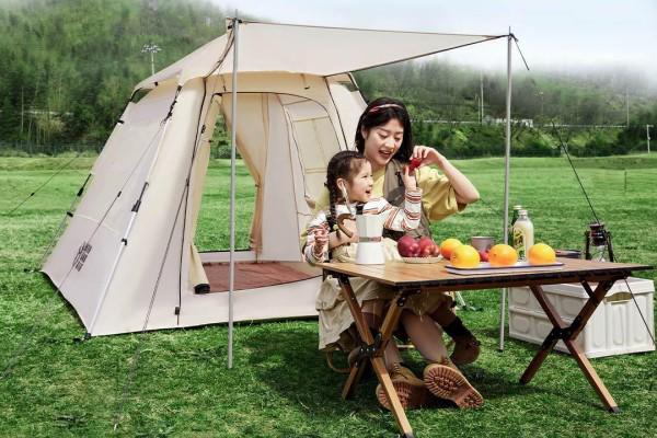 Намет Mijia 8H Outdoor Camping Automatic Tent Beige - фото 2