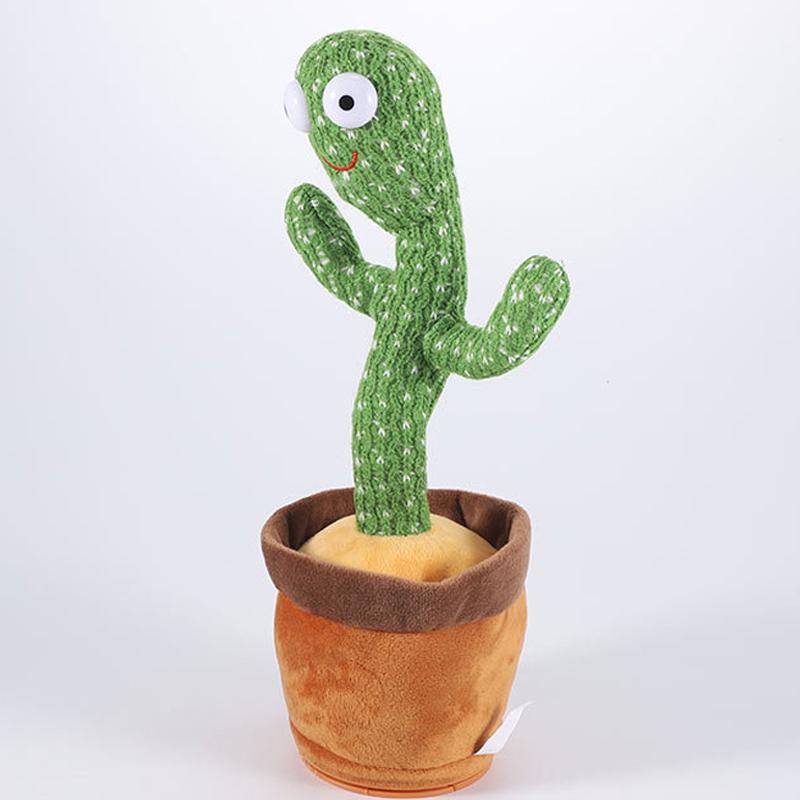 Кактус-повторюшка співаючий та танцюючий з підсвічуванням плюшевий (107.20) - фото 4 Кактус-повторюшка співаючий та танцюючий з підсвічуванням плюшевий (107.20) - фото 4