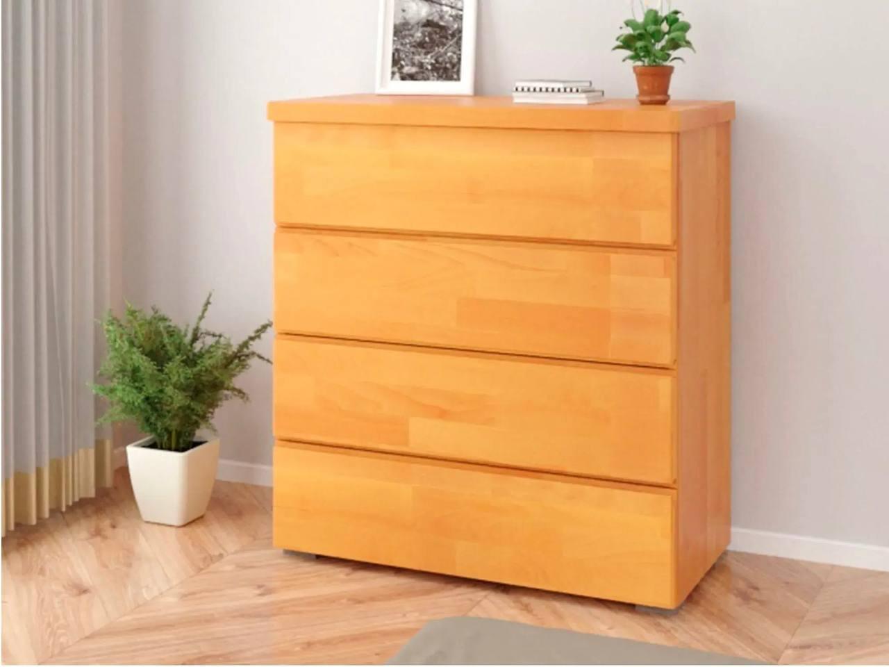 Комод Arbor Drev Регіна 4Ш з натурального дерева бук Вільха - фото 1 Комод Arbor Drev Регіна 4Ш з натурального дерева бук Вільха - фото 1