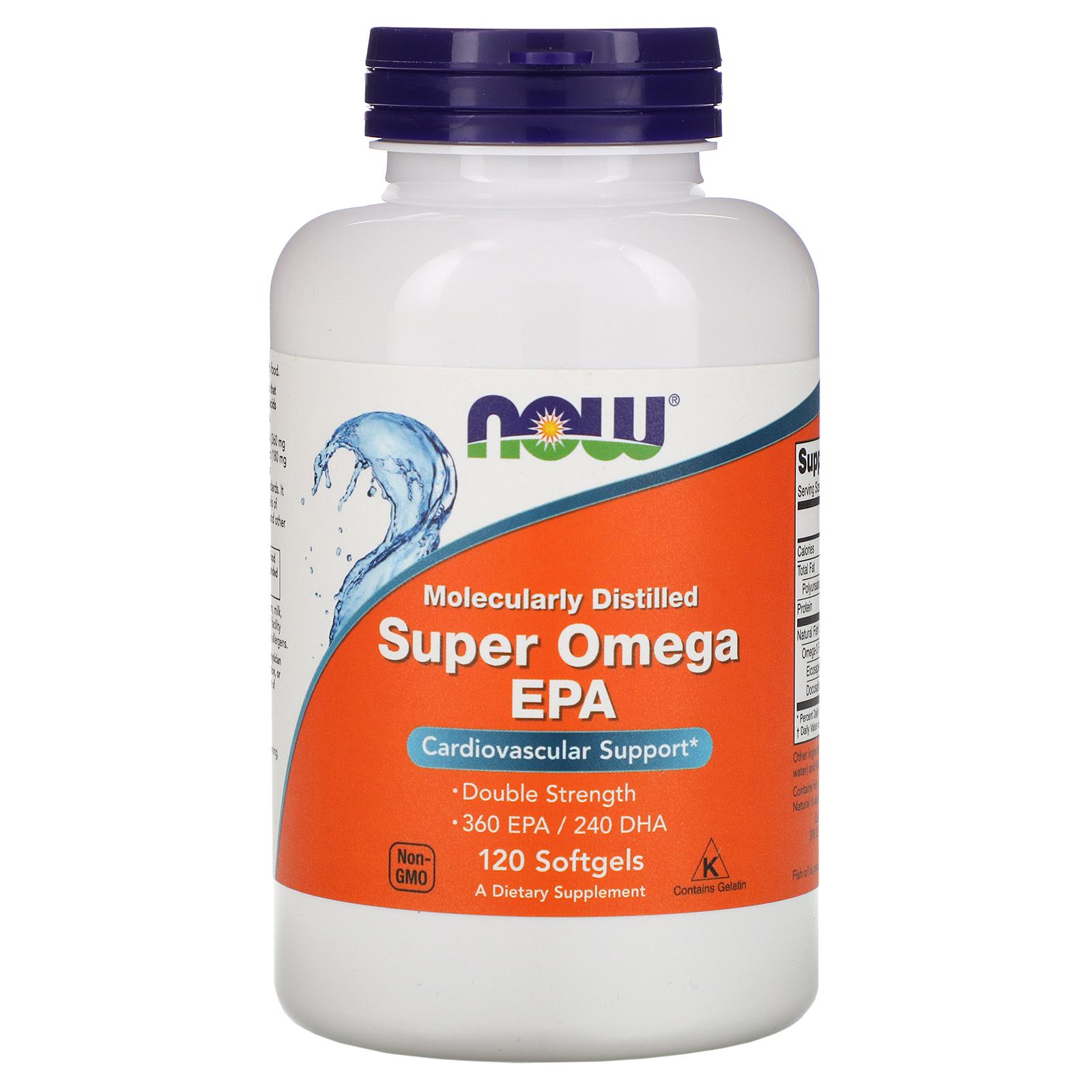 Витамины Super Omega EPA 120 капсул
