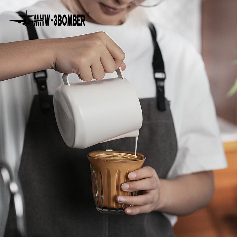 Питчер с ручкой для молока MHW-3BOMBER GT 600 мл Белый (P5181-OS) - фото 7 Питчер с ручкой для молока MHW-3BOMBER GT 600 мл Белый (P5181-OS) - фото 7