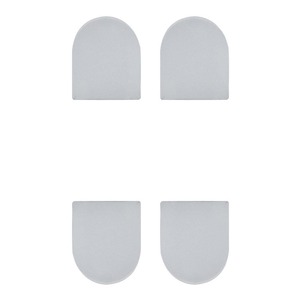 Колпачки для скрытой петли AGB Eclipse 2,0 4 шт. Серый (E30200.11.44)