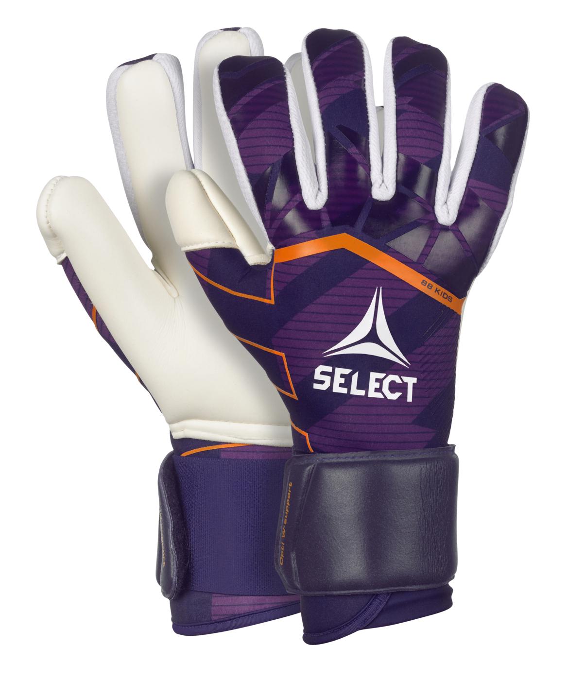 Перчатки вратарские детские Select GOALKEEPER GLOVES 88 KIDS V24 р. 5 Фиолетовый/Белый (990)