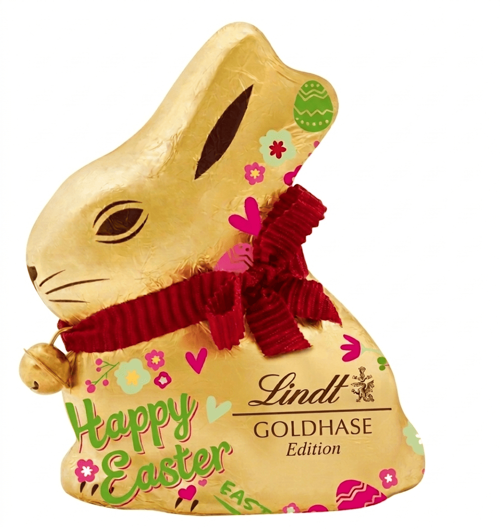 Шоколадний кролик Lindt Gold Rabbit Goldhase Edition Happy Easter 100 г (2981281708)