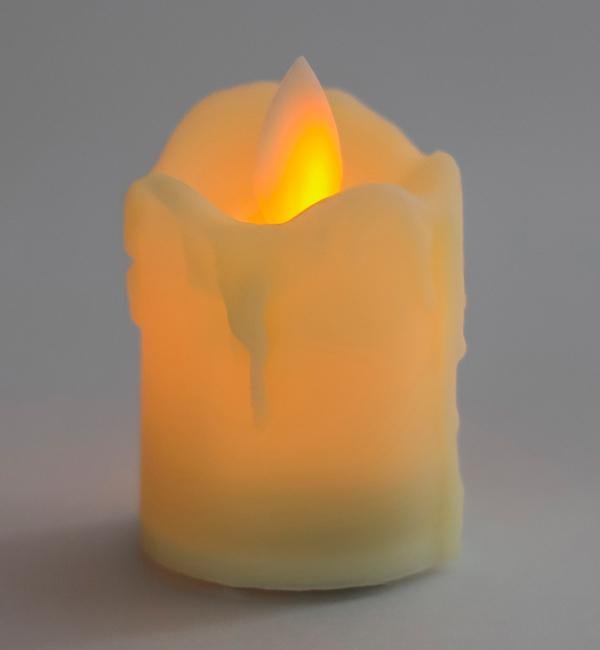 Свечи светодиодные 3шт. 6,2 см Айвори (10632) - фото 2