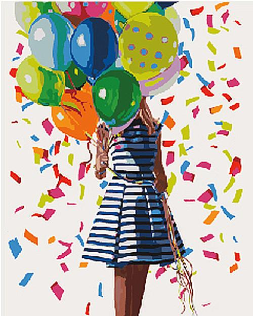 Картина по номерам Идейка "Игривое настроение 2" 40х50 см (KHO4550)