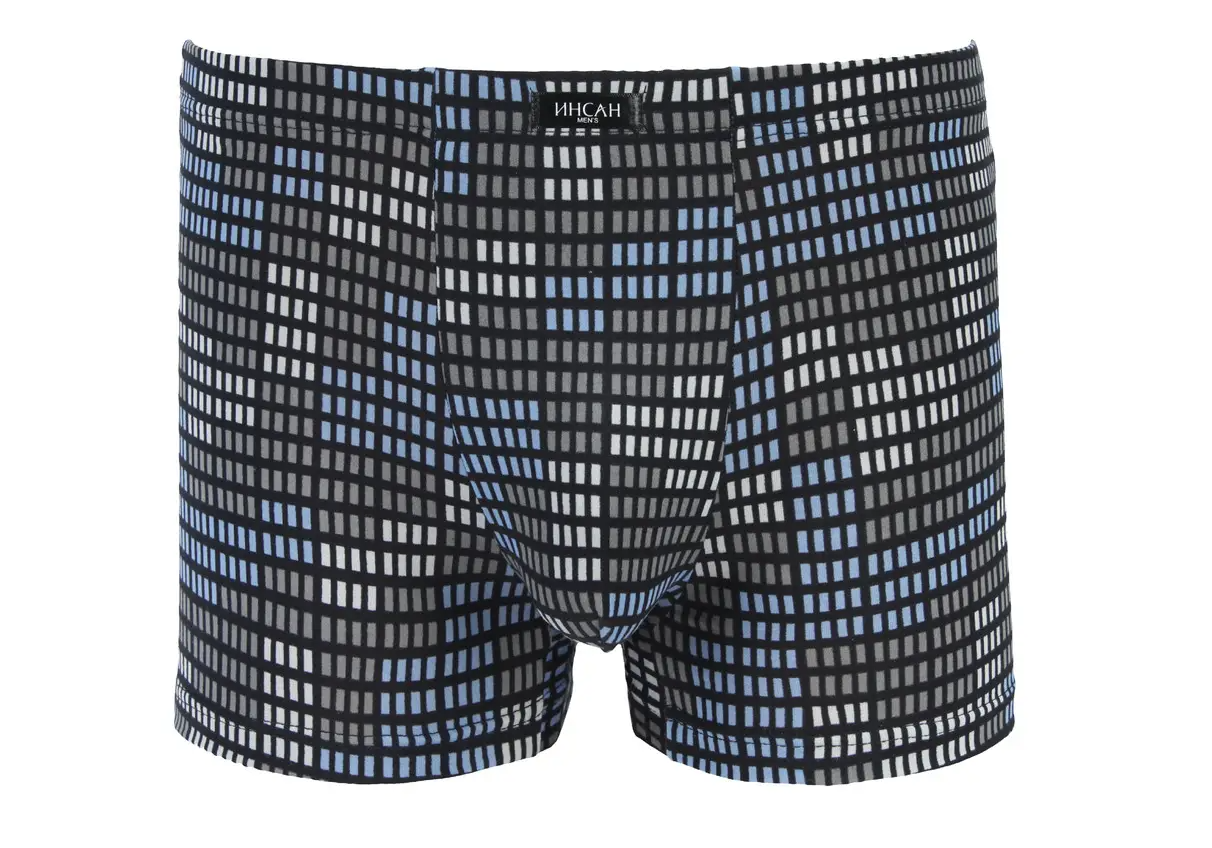 Чоловічі боксери стрейчові Бамбук Indena Insung 2XL р. 48 2 шт. Блакитний (INS-18635)
