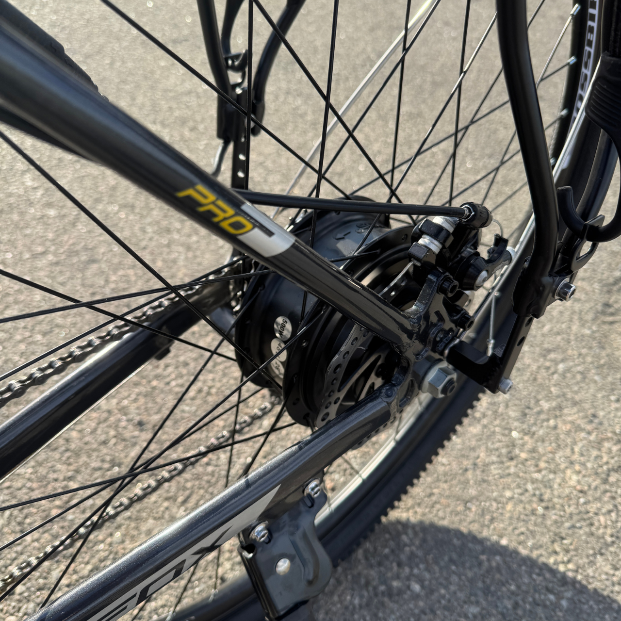 Велосипед з Е-комплектом з багажником Royal 29" FOX 2025 48 В 500 Вт MXSUS 18 Ah/до 65 км запас ходу - фото 8