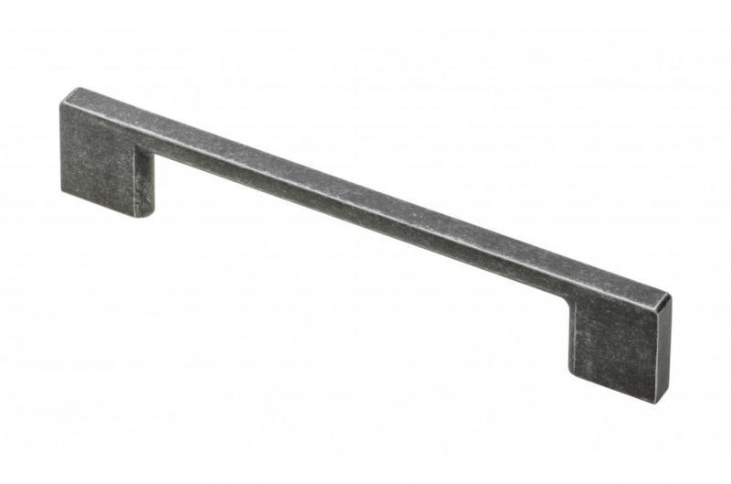 Мебельная ручка GTV UZ 819 C-128 мм Античное серебро (UZ-819128-07)