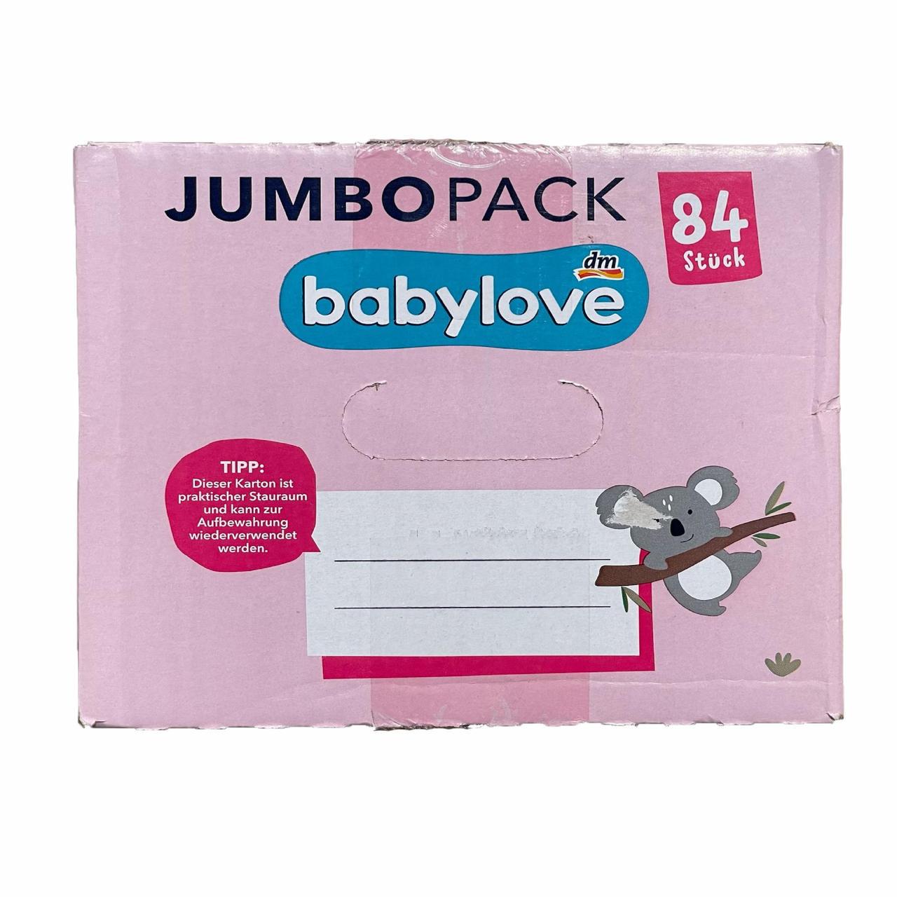 Підгузки дитячі Babylove 4 Jumbo Pack 8-14 кг 84 шт. (2236248379) - фото 2