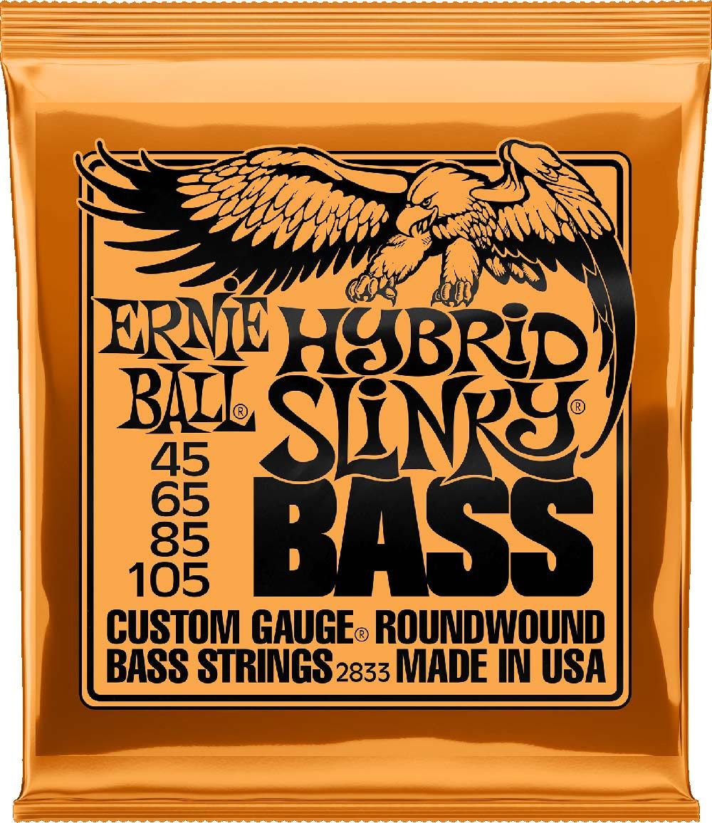 Струни для гітари Ernie Ball 2833 Bass 45-105 Hybrid Slinky