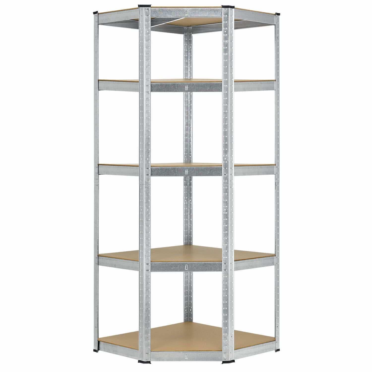 Стелаж кутовий для зберігання Corner Basic на 5 полиць 180x70 см (9881148)