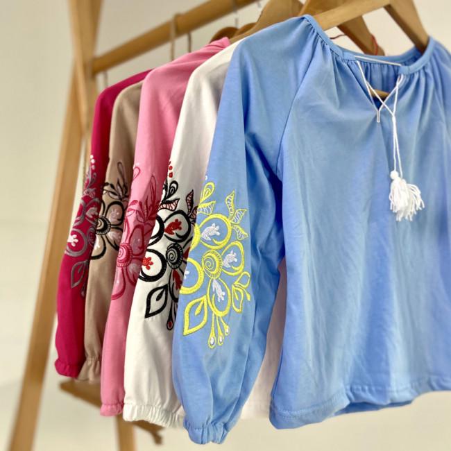 Блуза-вышиванка для девочки 98 см - фото 5 Блуза-вышиванка для девочки 98 см - фото 5